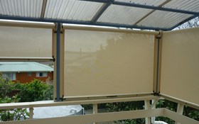 mesh ziptrak curtains